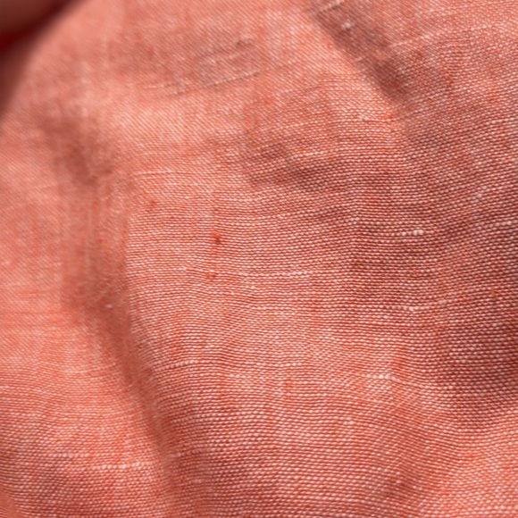 RACHEL ROY 100% Linen Cropped Cuffed Relaxed Fit Pull On Elastic Waist Pants - Picture 7 of 7